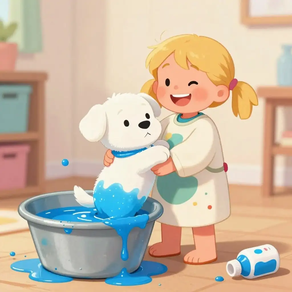 Pobre niña desconsolada